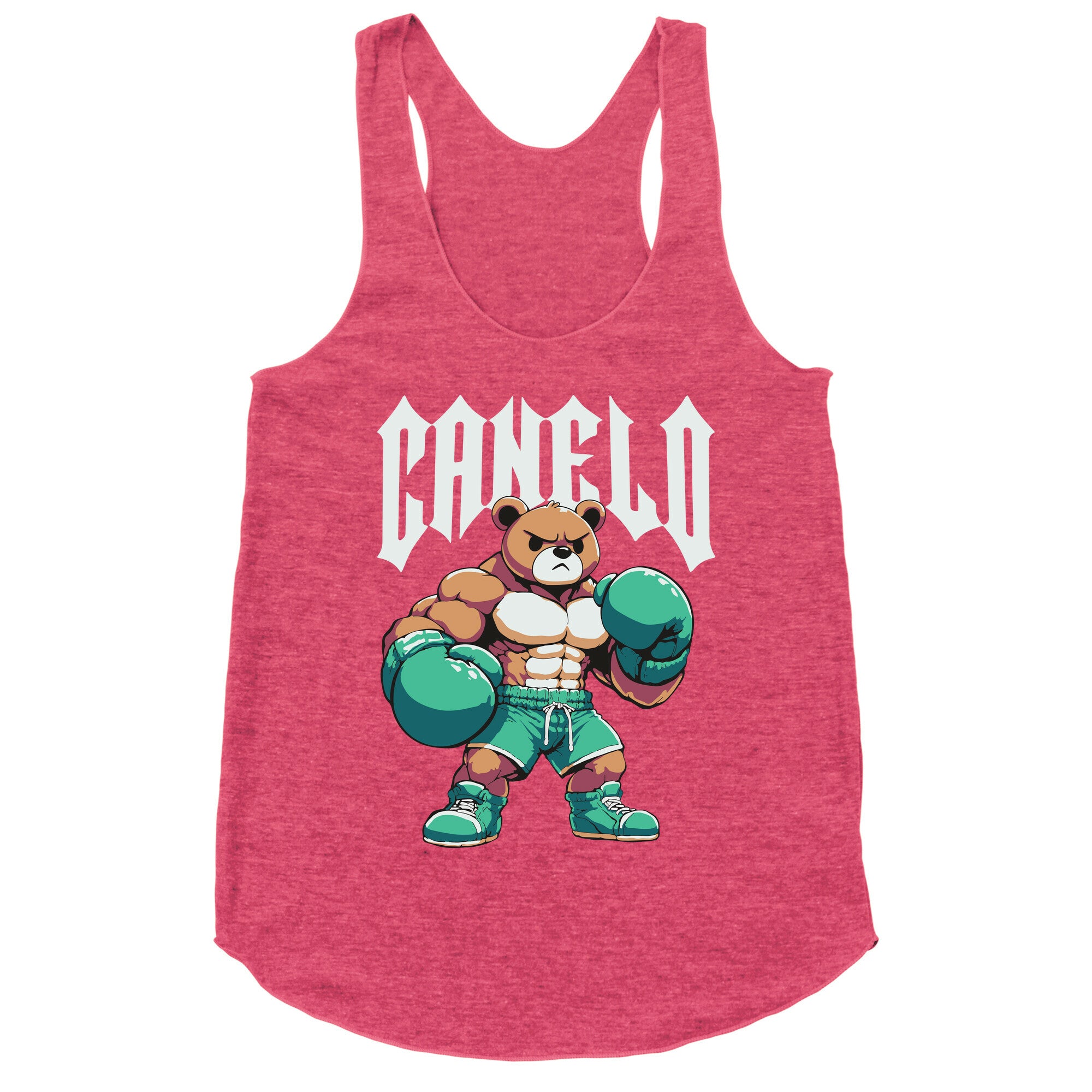 Canelo Teddy Bear Racerback Tank